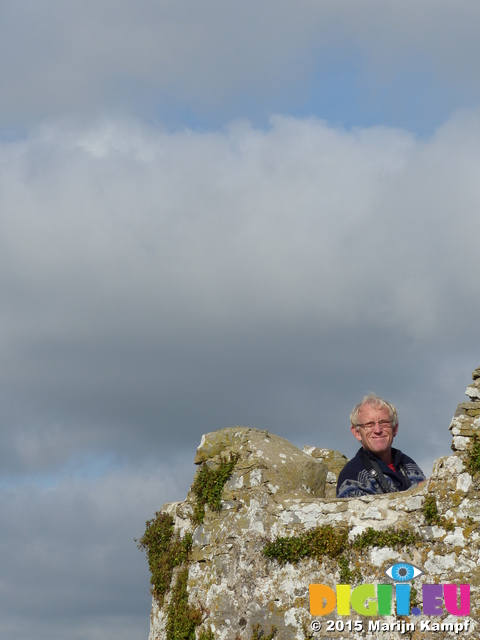 FZ021218 Hans on Manobier Castle tower